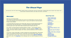 Desktop Screenshot of ghazalpage.net