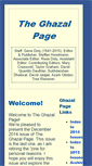 Mobile Screenshot of ghazalpage.net